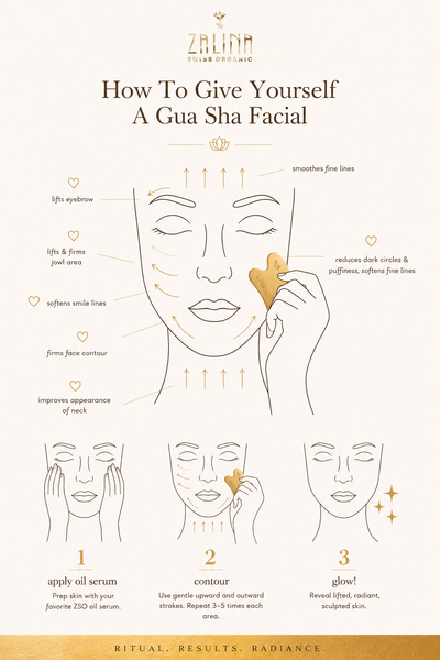 Gold Stainless Steel GUA SHA Luxe XL
