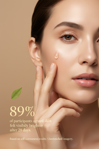 89% of participants agreed skin felt visibly brighter after 28 days