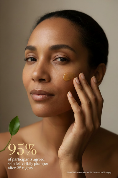 95% of participants agreed skin felt visibly plumper and more nourished after 28 nights