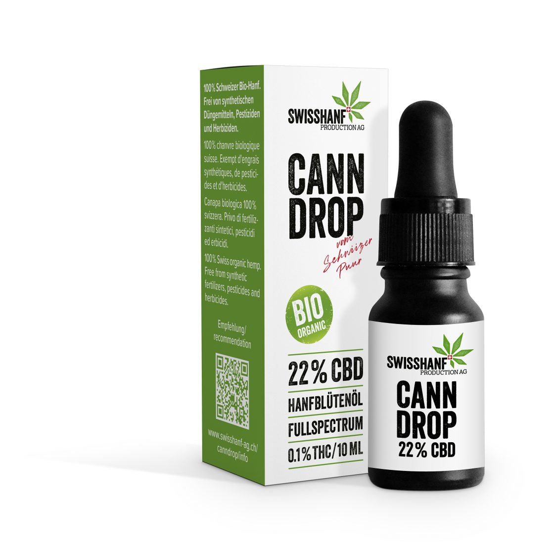 CANN DROP – HANFBLÜTENÖL MIT CBD EXTRAKT (22% CBD)